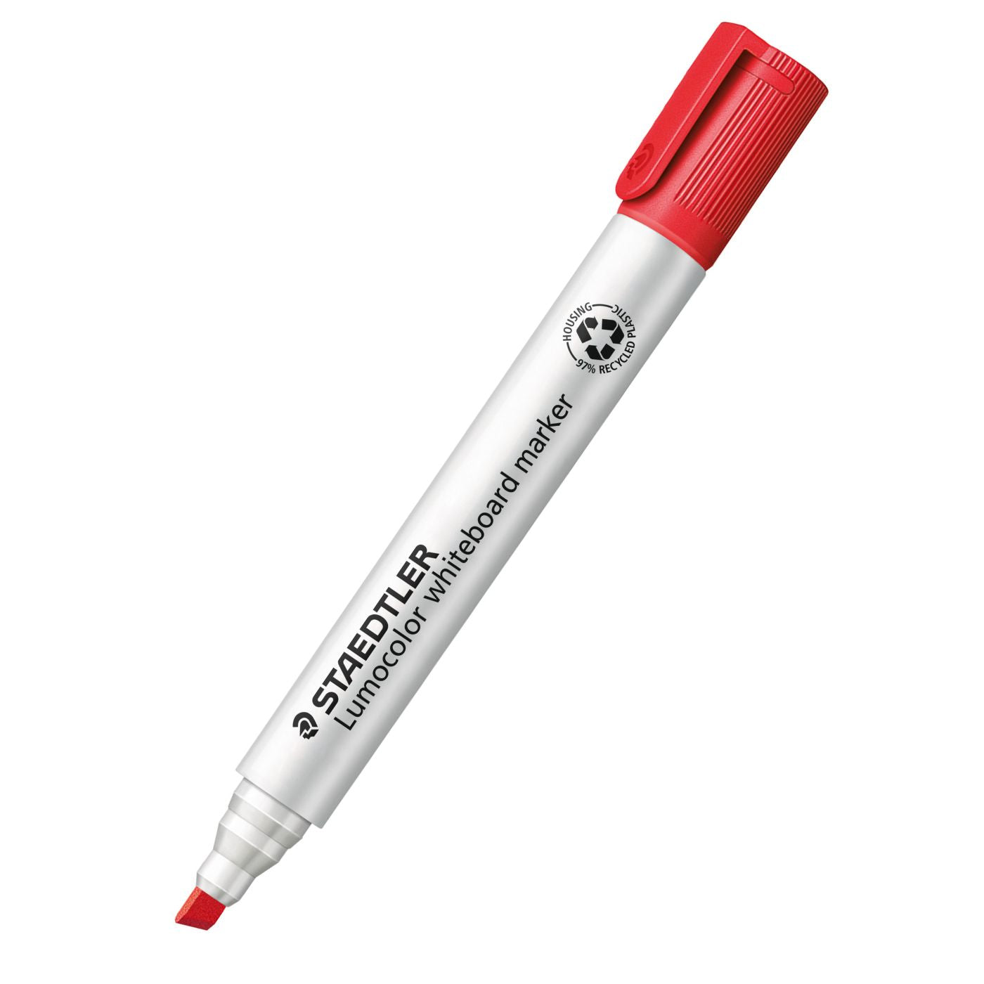Staedtler Whiteboard Marker Lumocolor 351 B Chisel Tip Red