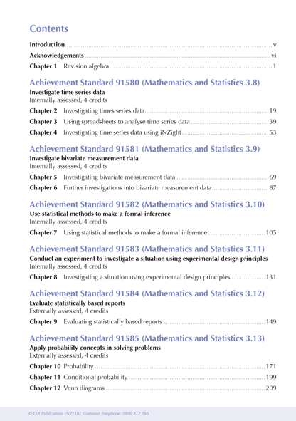 ESA Study Guide Level 3 Statistics