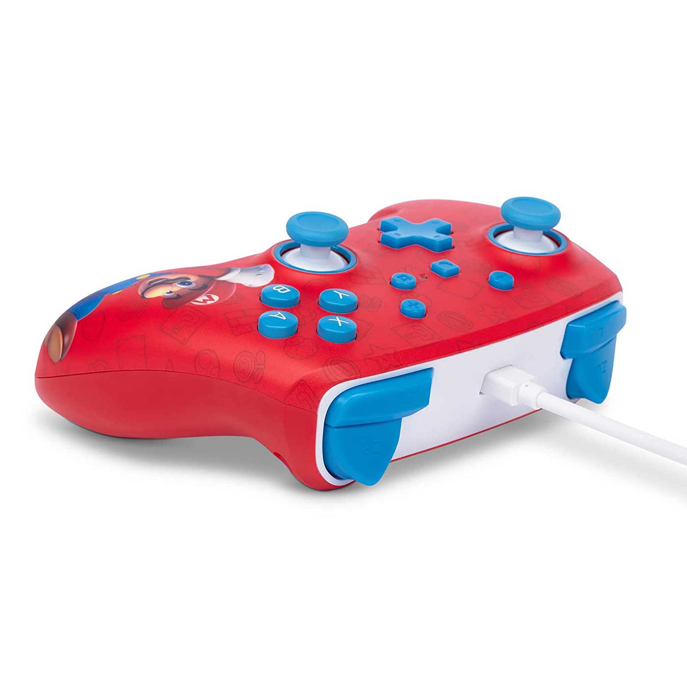 Super Mario Nintendo Wired Controller PowerA Enhanced
