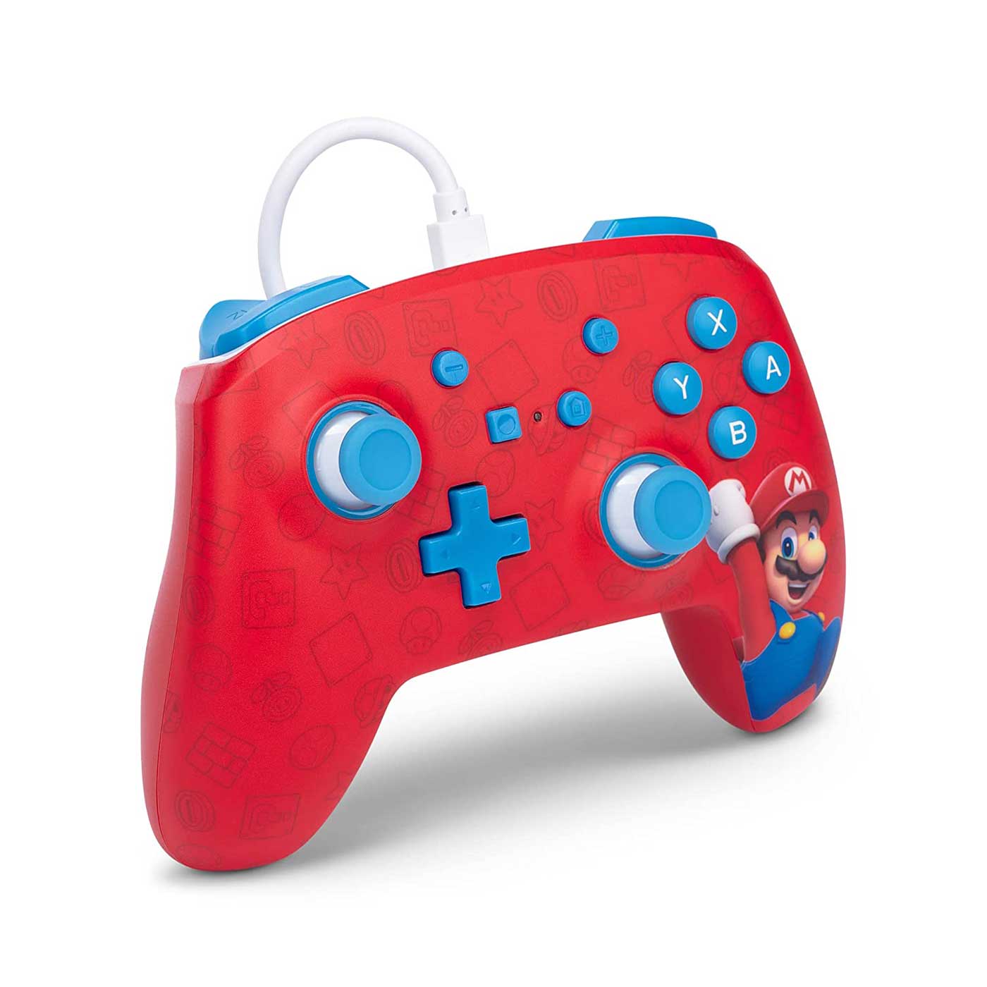 Super Mario Nintendo Wired Controller PowerA Enhanced