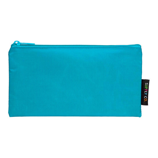 Supply Co Pencil Case Flat 21x11cm Light Blue