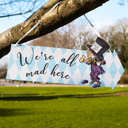 Talking Tables Truly Alice Most Curious Paper Party Signs Pack of 12