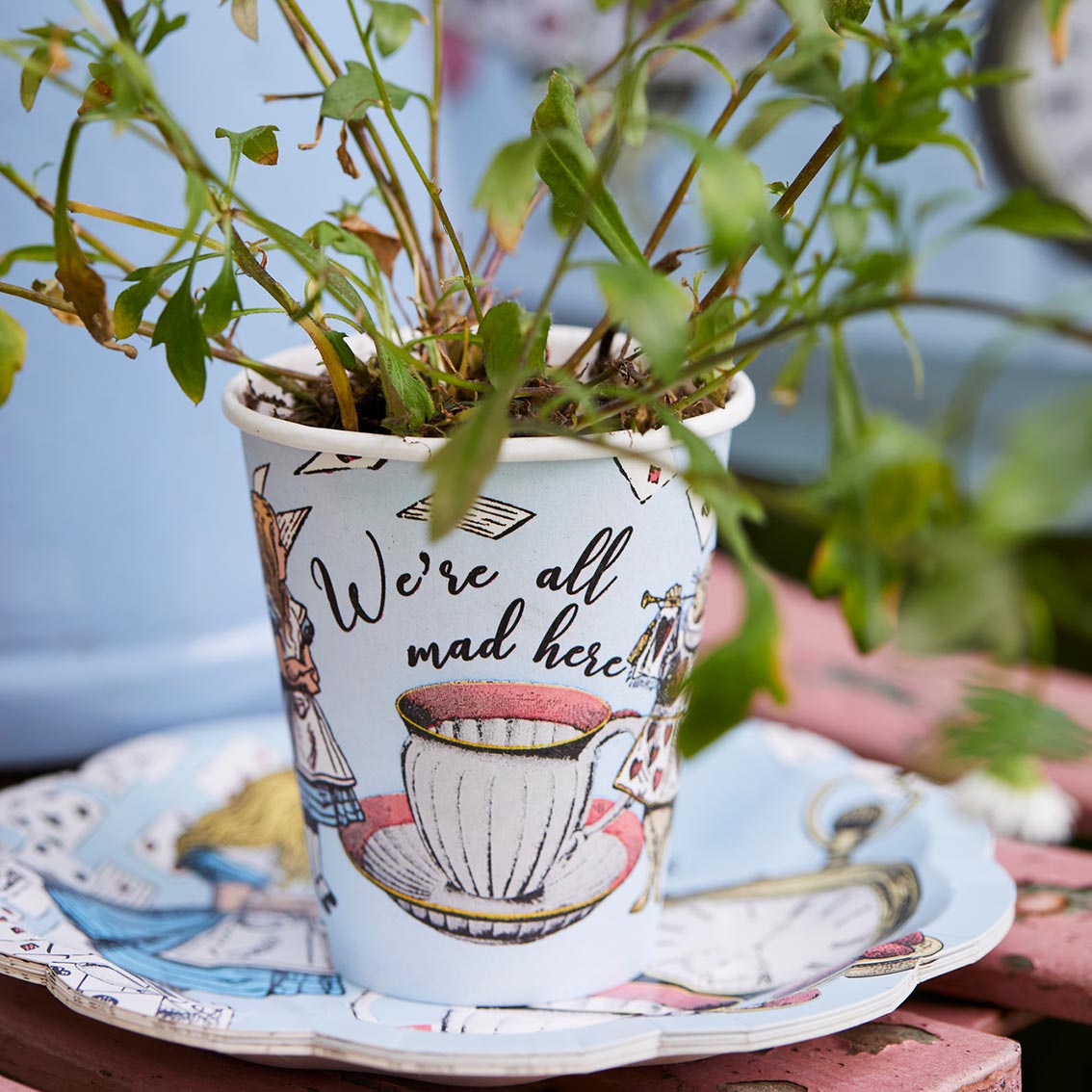 Talking Tables Truly Alice Paper Cups Pack of 8