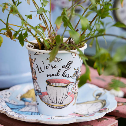 Talking Tables Truly Alice Paper Cups Pack of 8