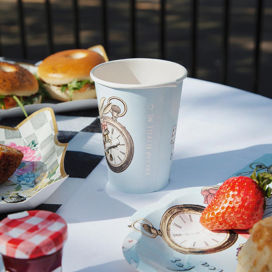 Talking Tables Truly Alice Paper Cups Pack of 8