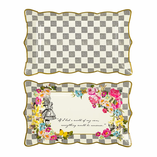 Talking Tables Truly Alice Platter Pack of 4