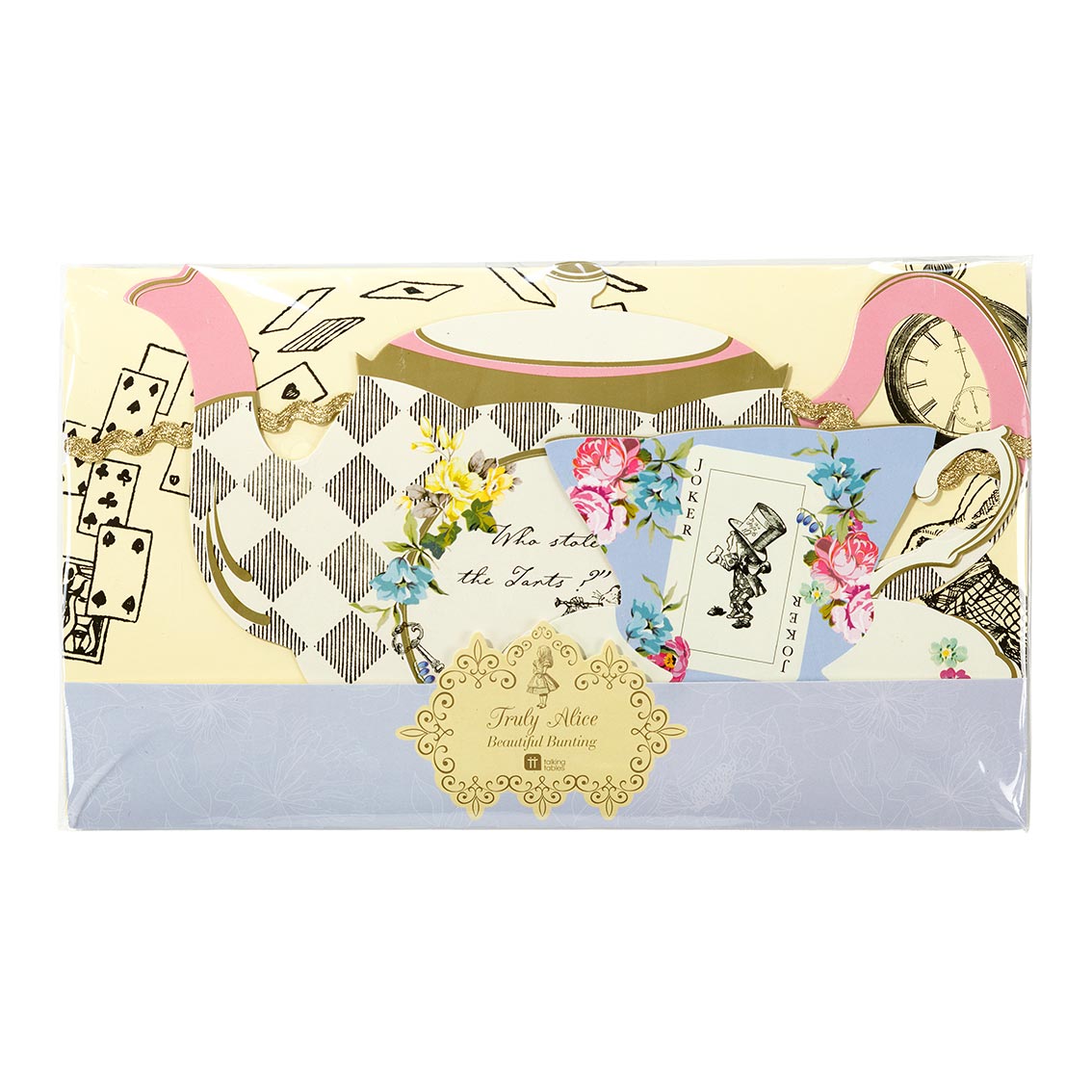 Talking Tables Truly Alice Teapot Bunting 4 Metres