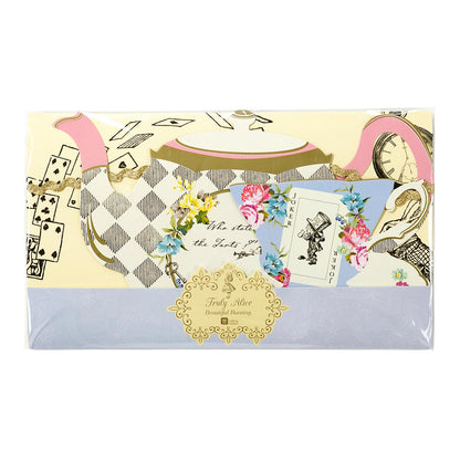 Talking Tables Truly Alice Teapot Bunting 4 Metres