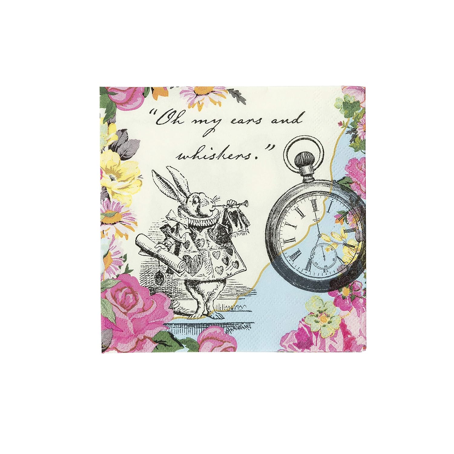 Talking Tables Truly Alice 25cm Cocktail Napkin Pack of 20