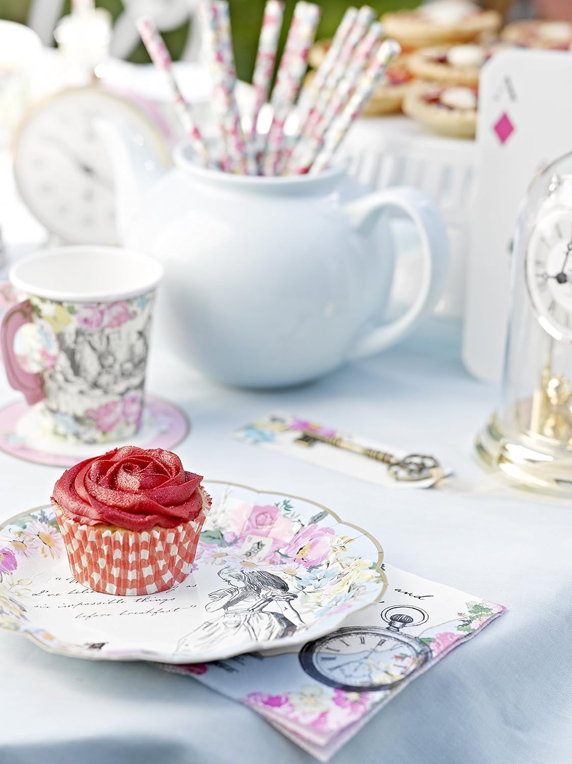 Talking Tables Truly Alice 25cm Cocktail Napkin Pack of 20