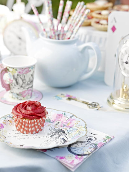 Talking Tables Truly Alice 25cm Cocktail Napkin Pack of 20