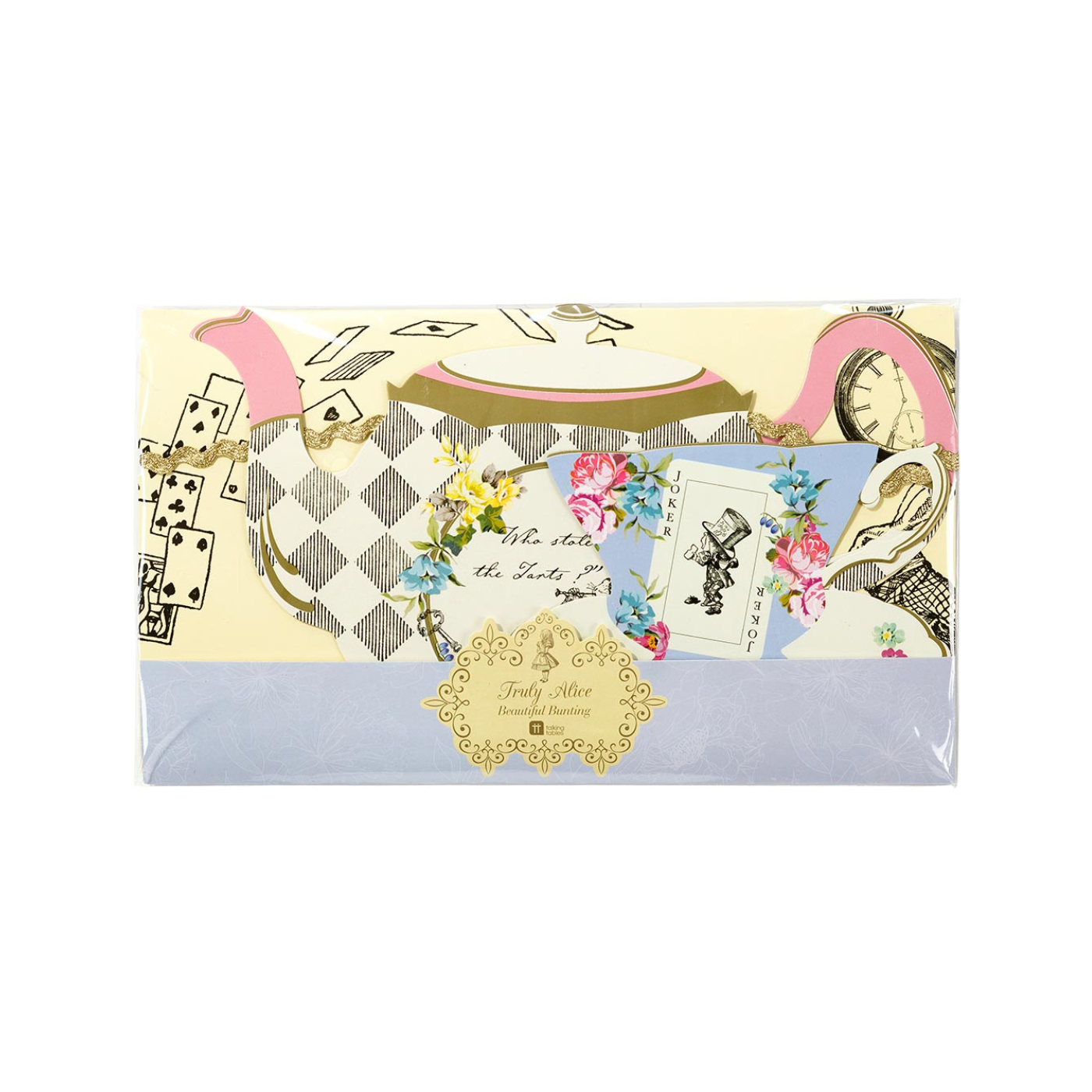Talking Tables Truly Alice Teapot Bunting 4 Metres