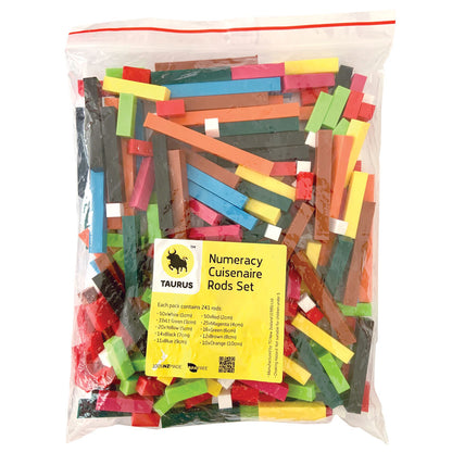 Taurus Numeracy Rods Set 241 Pieces | Cuisenaire Maths Rods