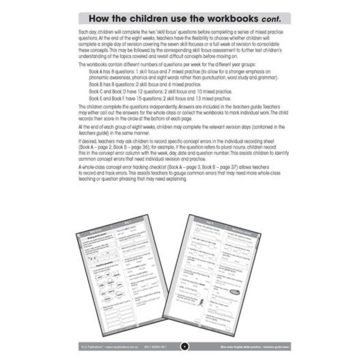 Teachers Guide to New Wave English Skills Practice Year 1 & 2