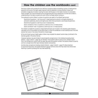 Teachers Guide to New Wave English Skills Practice Year 1 & 2