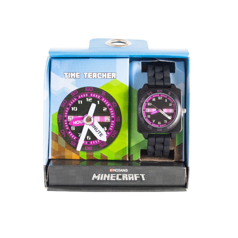 Time Teacher Minecraft Purple Enderman Watch for Kids