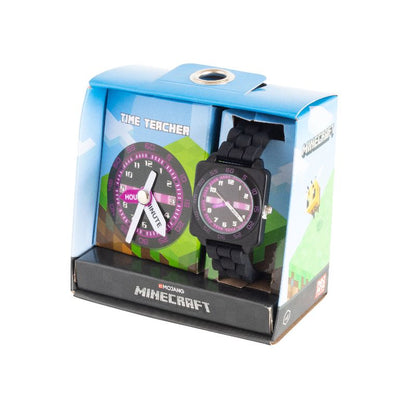 Time Teacher Minecraft Purple Enderman Watch for Kids