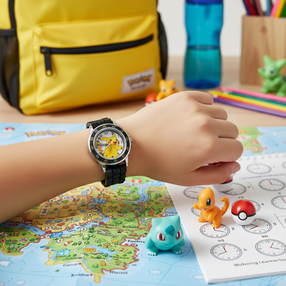 Time Teacher Pikachu Watch for Kids