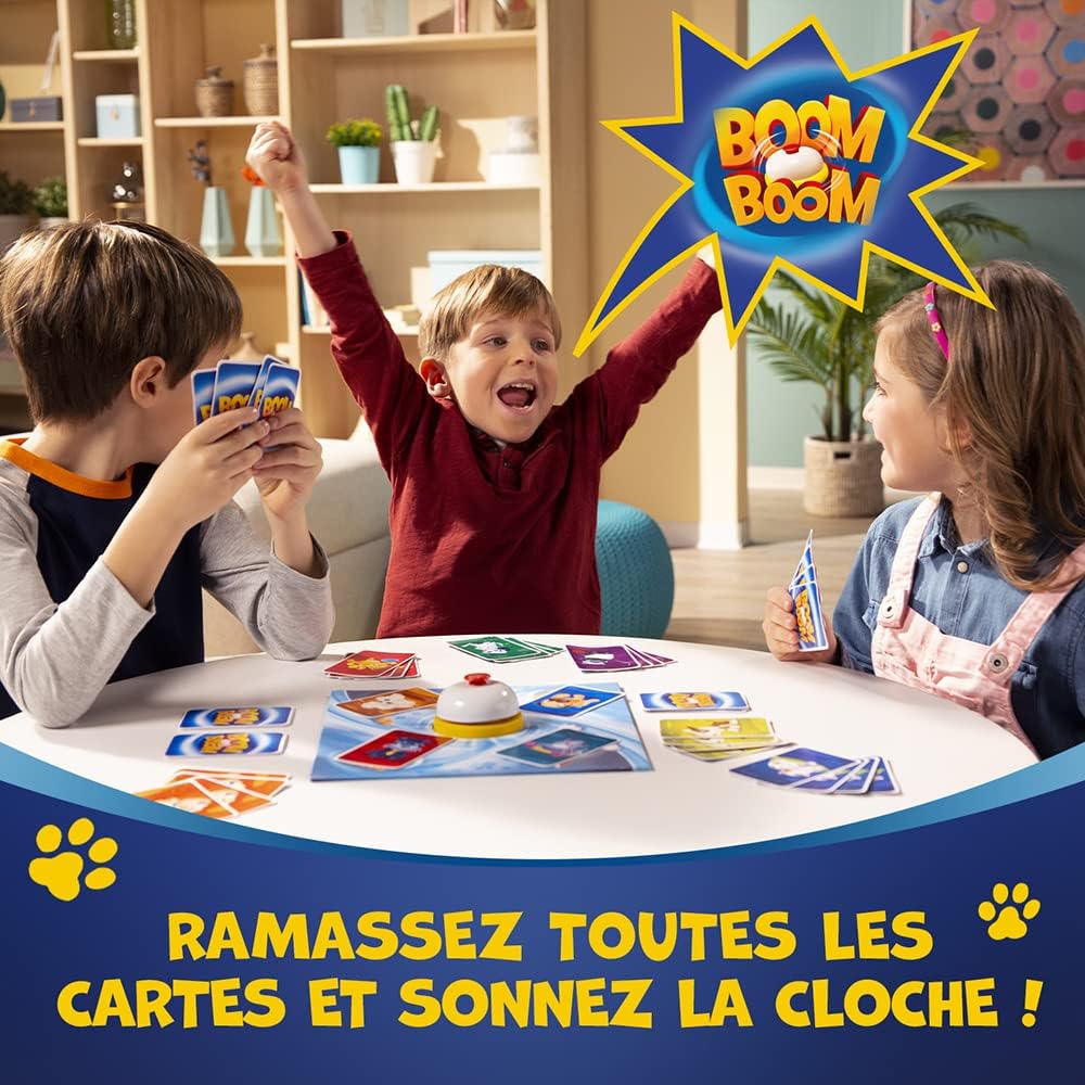 Trefl Boom Boom Cat's and Dog's Board Game with Bell Ages 6+