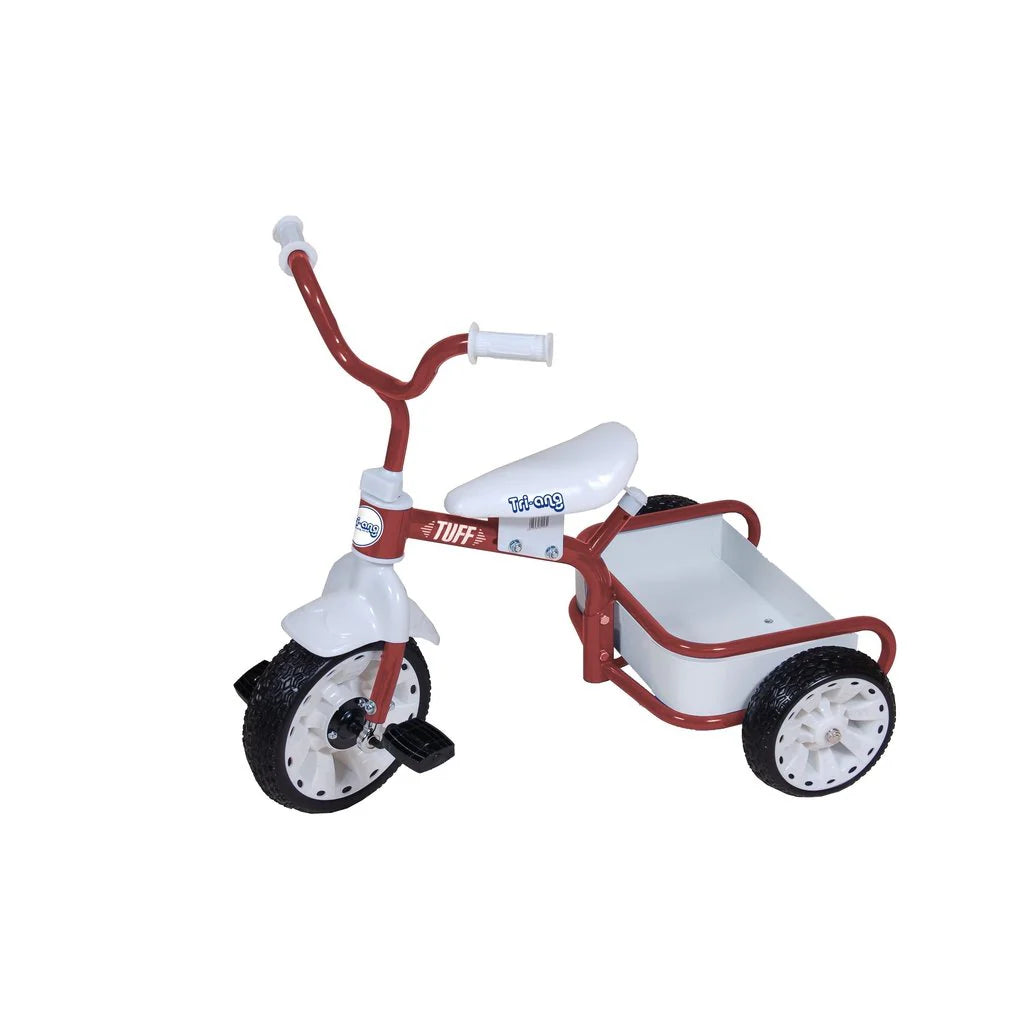 Tri-ang 2.0 Tuff Trike with Push Bar – Red | Classic Kiwi Ride-On Trike