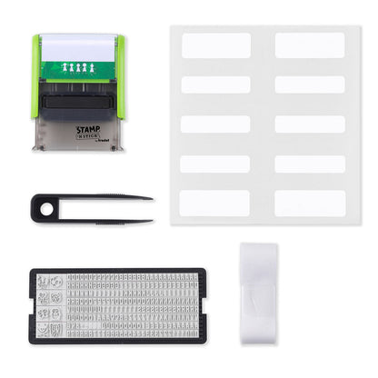 Trodat Personalised Labelling Stamp 'N Stick DIY Kit
