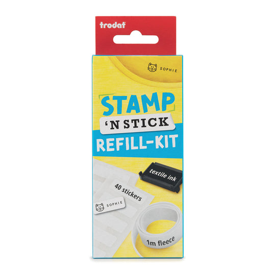 Trodat Personalised Labelling Stamp 'N Stick Refill Kit