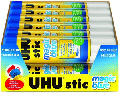 UHU Glue Stick Magic Blue 40g
