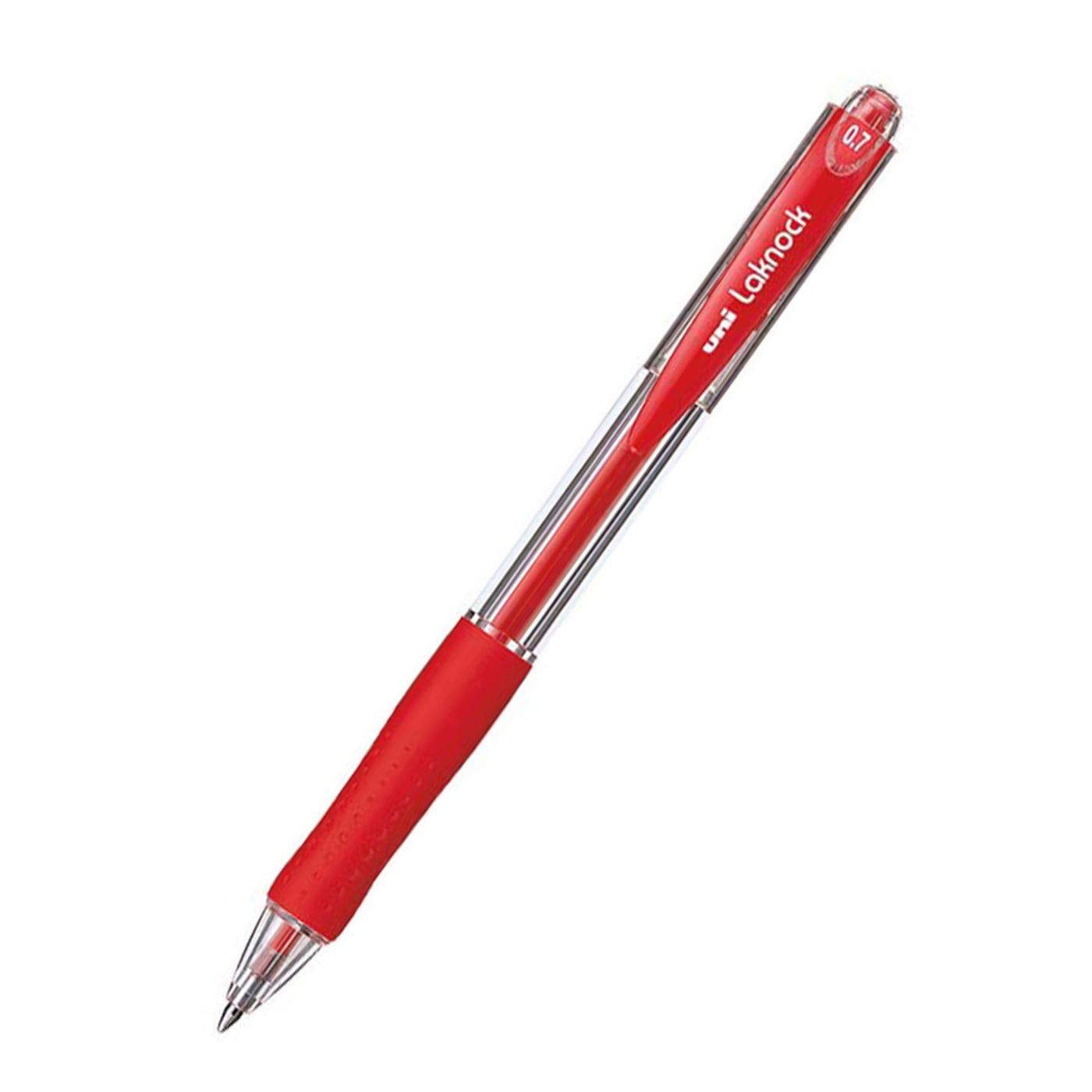 Uni Ballpoint Pen Laknock SN100 0.7mm Red