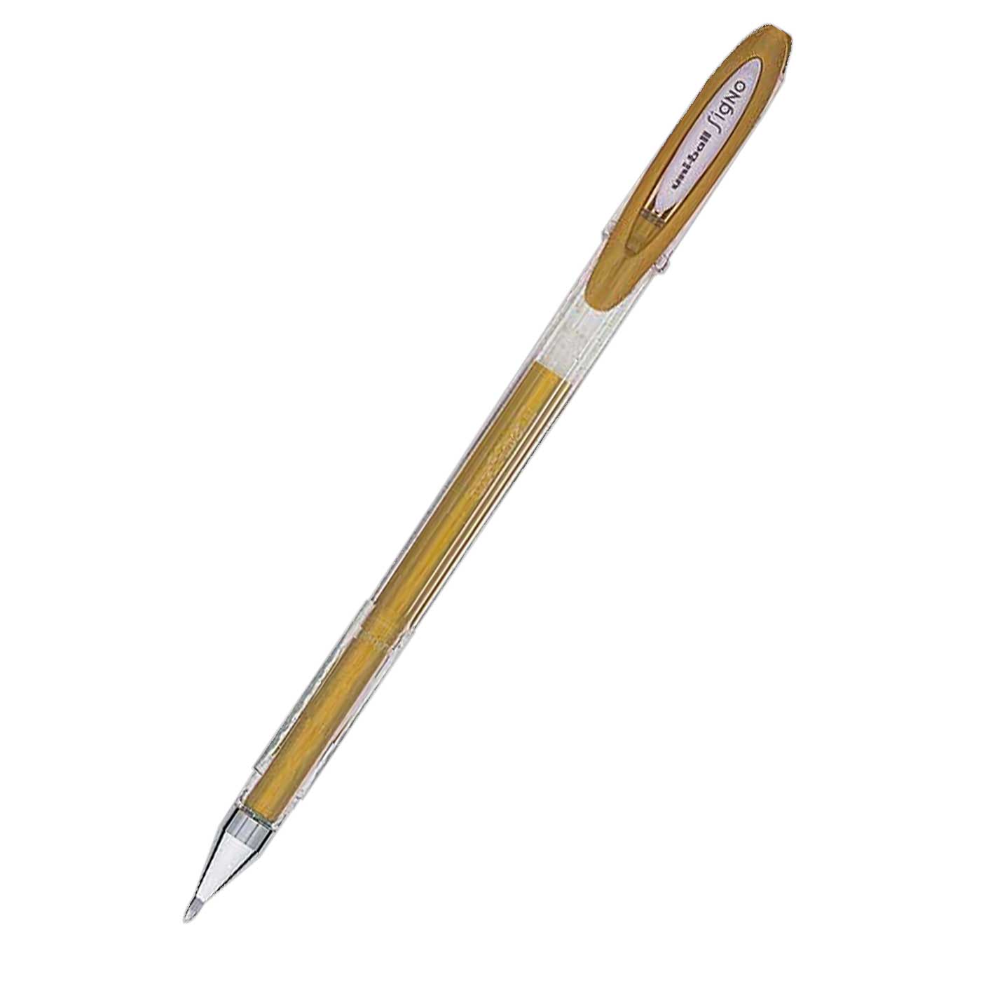 Uni-ball Signo Gel Pen Fine 0.8mm UM-120 Gold Ink