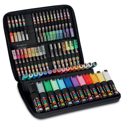 Uni POSCA Large Storage Case | Holds 60 Markers Securely