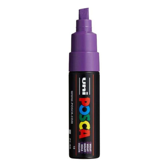Uni Posca Paint Marker Bold Chisel Tip 8.0mm PC-8K Violet