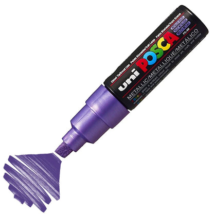 Uni Posca Paint Marker Bold Chisel Tip 8.0mm PC-8K Violet