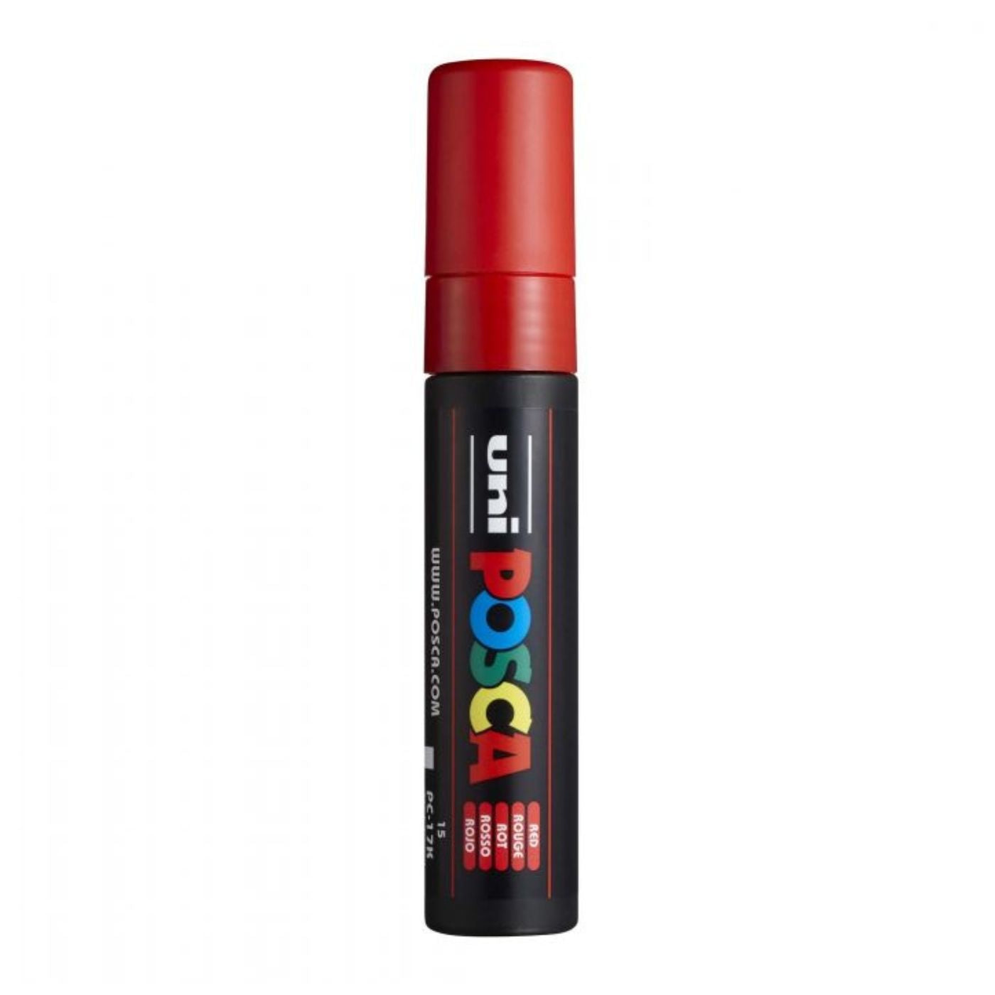 Uni Posca Paint Marker Bold Chisel Tip 8.0mm PC-8K Fluoro Red