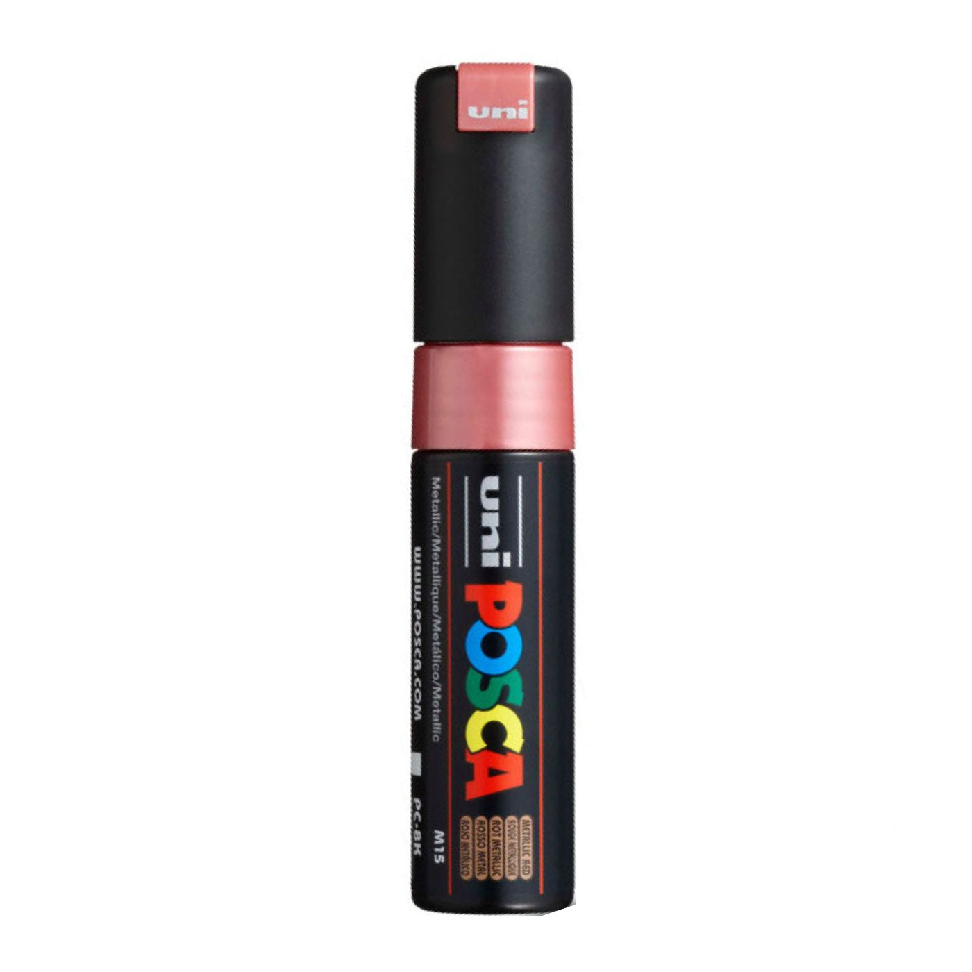 Uni Posca Paint Marker Bold Chisel Tip 8.0mm PC-8K Metallic Red