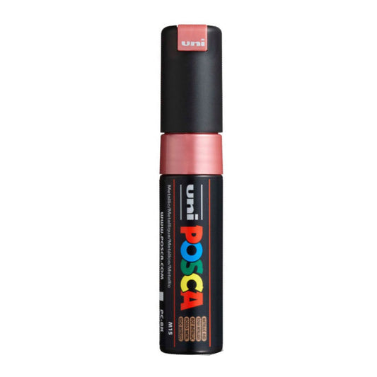 Uni Posca Paint Marker Bold Chisel Tip 8.0mm PC-8K Metallic Red