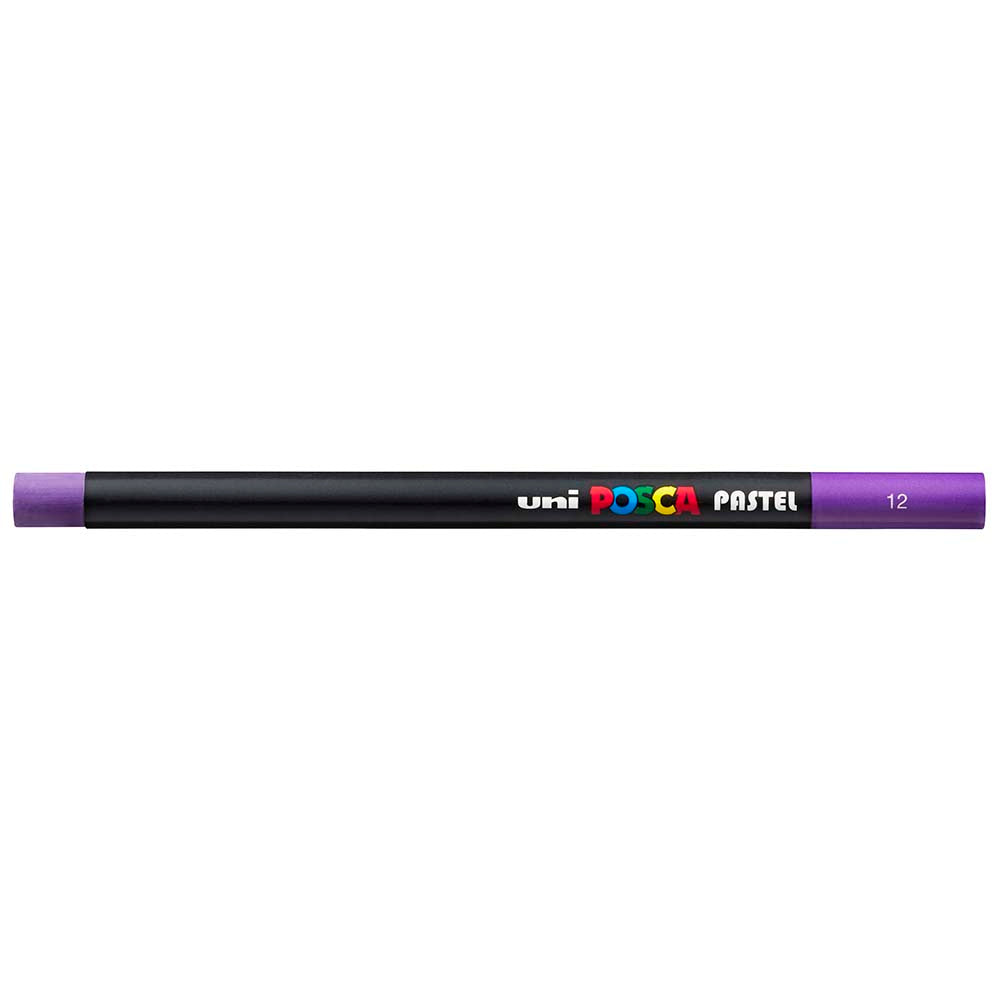 Uni Posca Pastel Wax Stick 12 Violet
