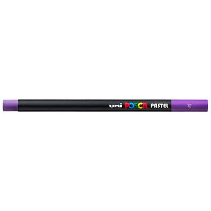 Uni Posca Pastel Wax Stick 12 Violet