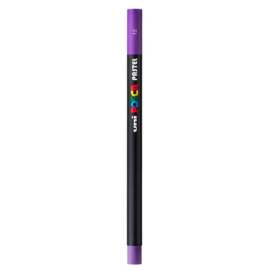 Uni Posca Pastel Wax Stick 12 Violet