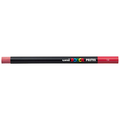 Uni Posca Pastel Wax Stick 14 Dark Red