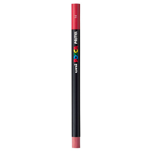 Uni Posca Pastel Wax Stick 14 Dark Red