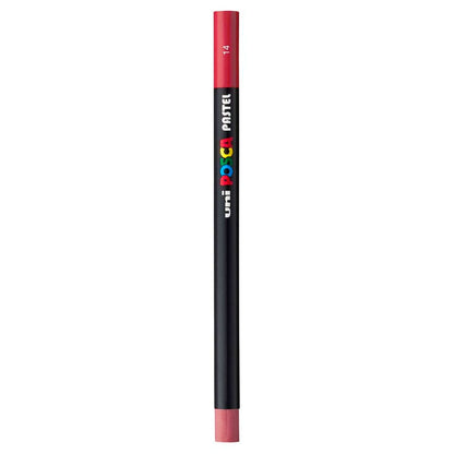 Uni Posca Pastel Wax Stick 14 Dark Red