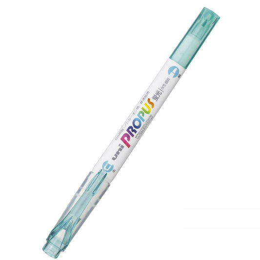 Uni Propus Window Double-Ended Highlighter 4.0mm/0.6mm Aqua PUS-102