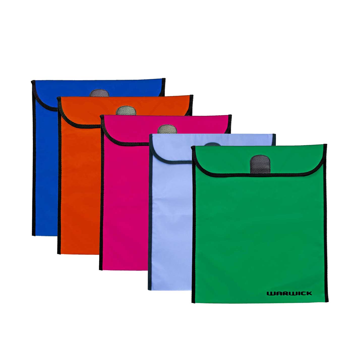 Warwick Homework Book Bag Large 29 x 36cm Assorted Colours