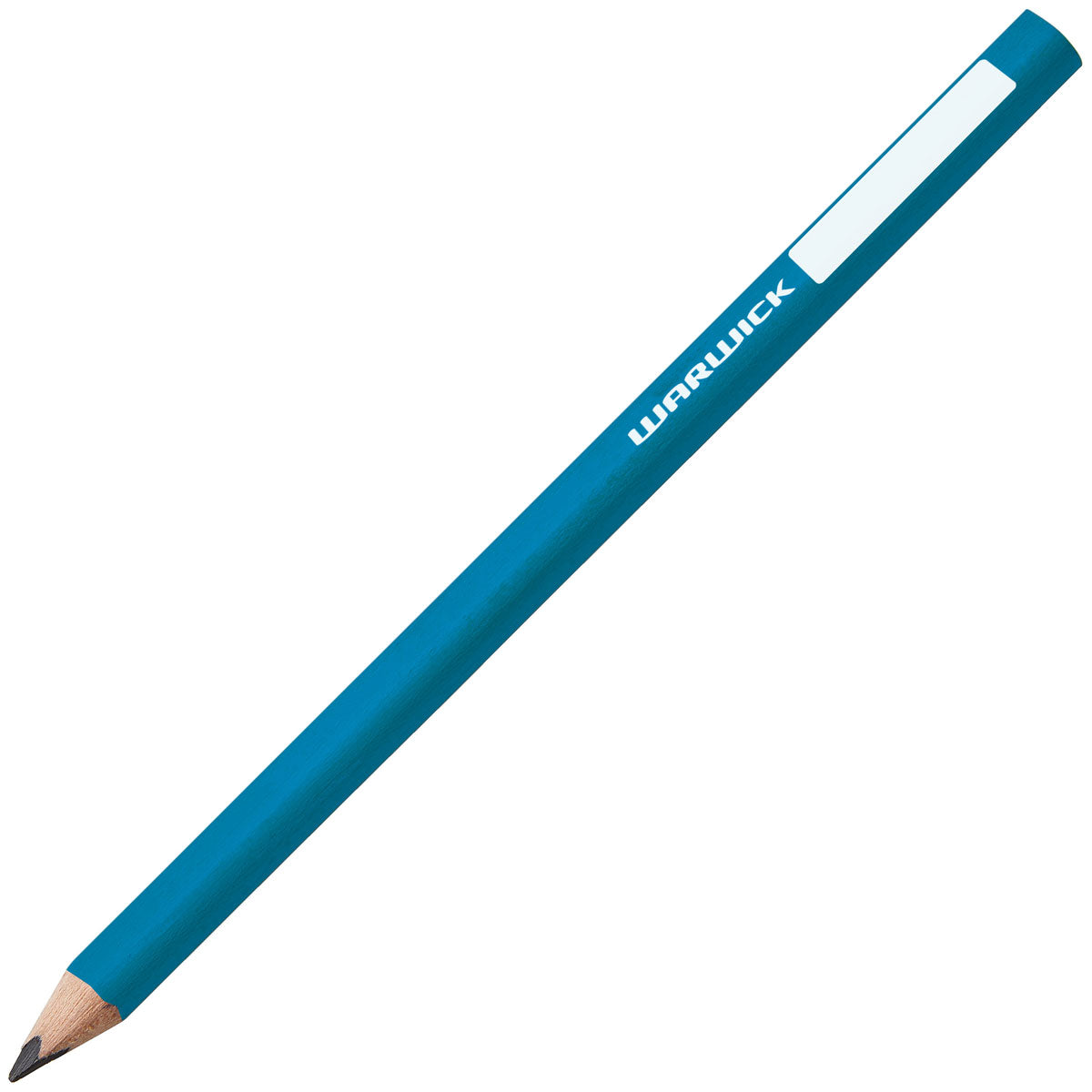 Warwick HB Jumbo Triangular Pencils with Name Plate Blue
