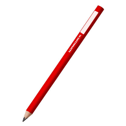 Warwick HB Jumbo Triangular Pencils with Name Plate Red