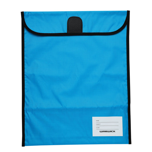 Warwick Homework Book Bag Extra Large 36 x 46cm Blue