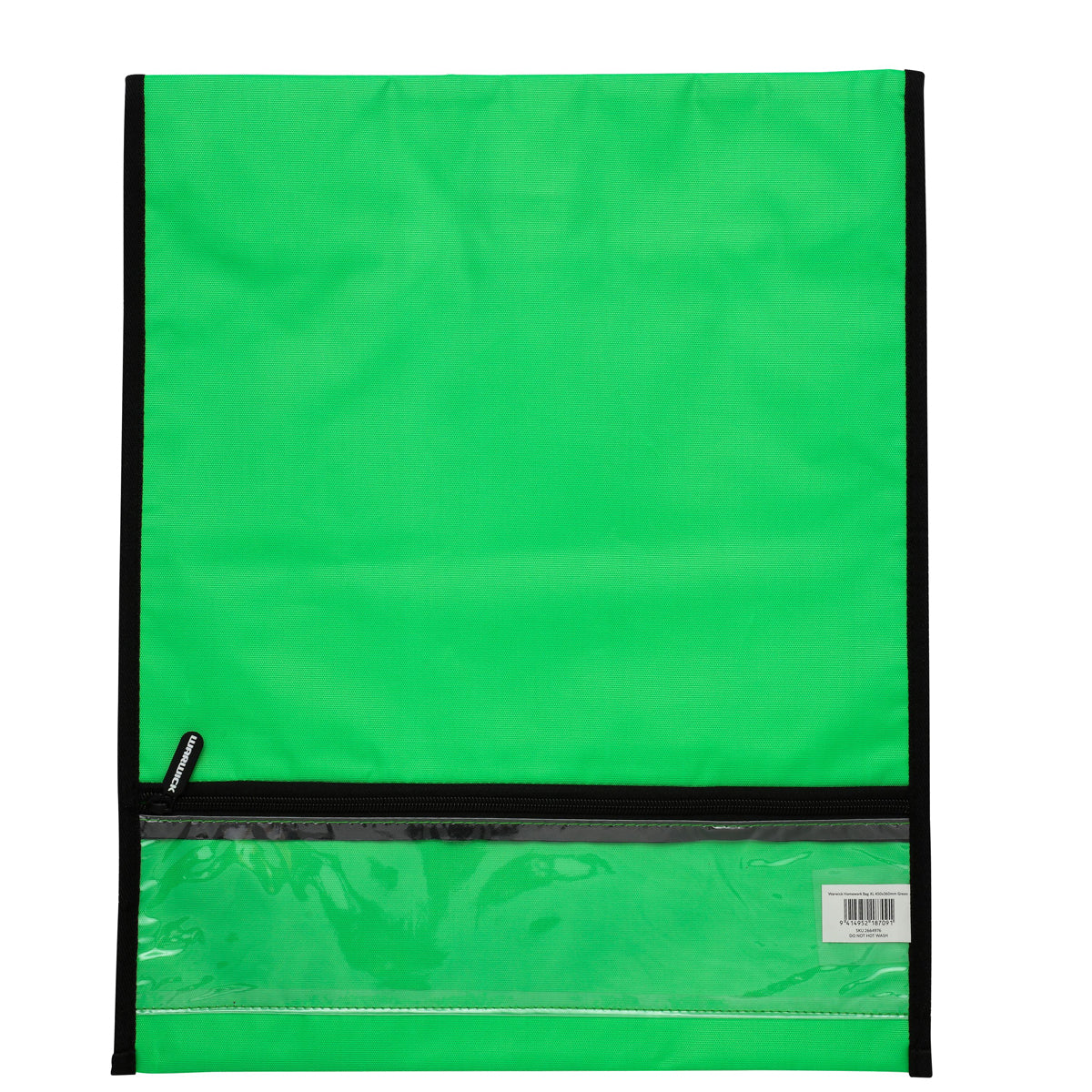 Warwick Homework Book Bag Extra Large 36 x 46cm Green