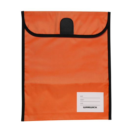 Warwick Homework Book Bag Extra Large 36 x 46cm Orange