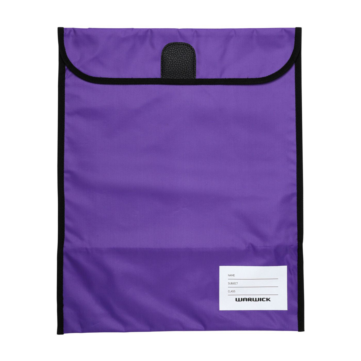 Warwick Homework Book Bag Extra Large 36 x 46cm Purple