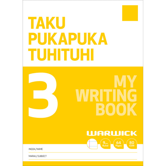 Warwick My Writing Book 3 Ruled 7mm 64 Pages